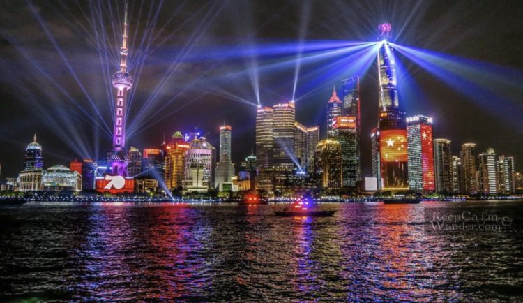Shanghai's Bund at Night - Keep Calm and Wander